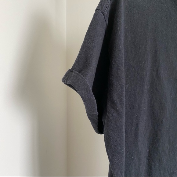 Black t with leopard print - Picture 5 of 5